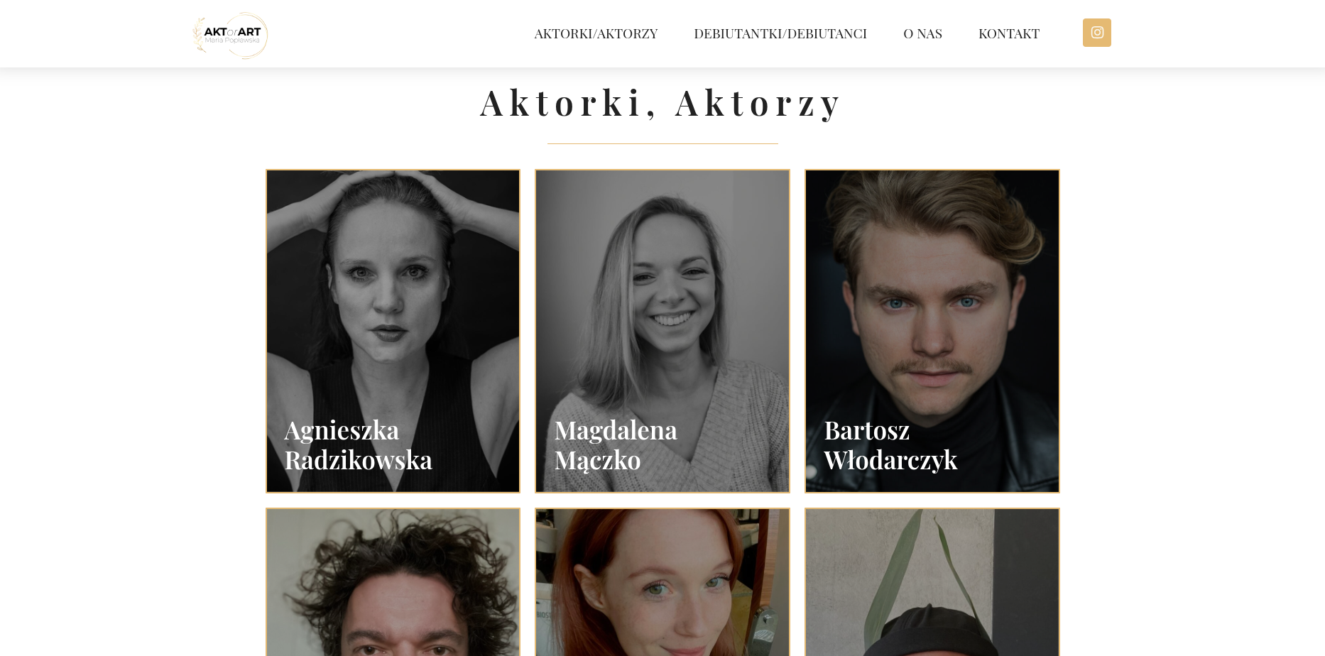 AktorArt - Actor Agency Website